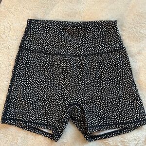 BuffBunny Black and White Siren Shorts